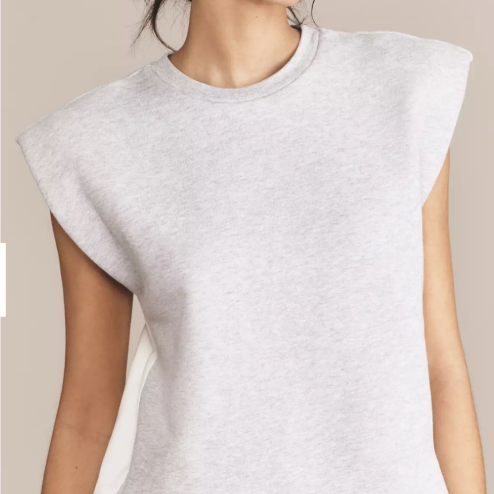 NEW- ANTHROPOLOGIE TWOFER MUSCLE  TOP - Size Large